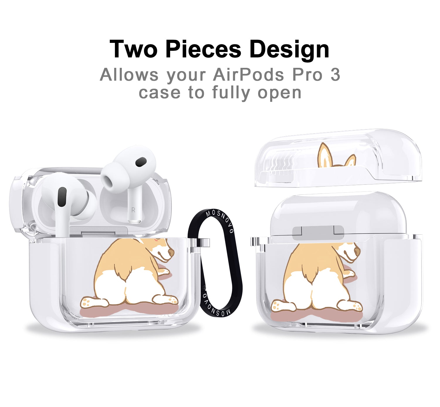 Corgi Butt Airpods Pro 3 Case