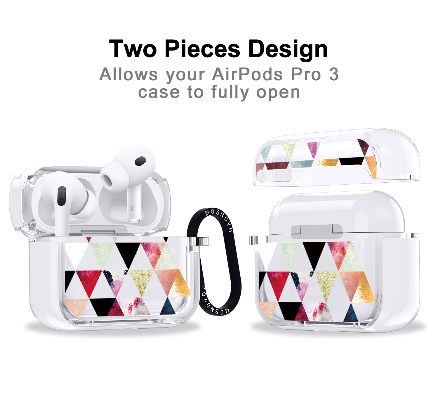 Triangles Stone Marble Airpods Pro 3 Case