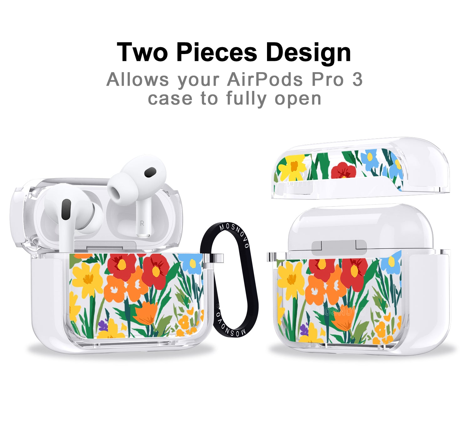 Spring Botanical Flower Floral Airpods Pro 3 Case