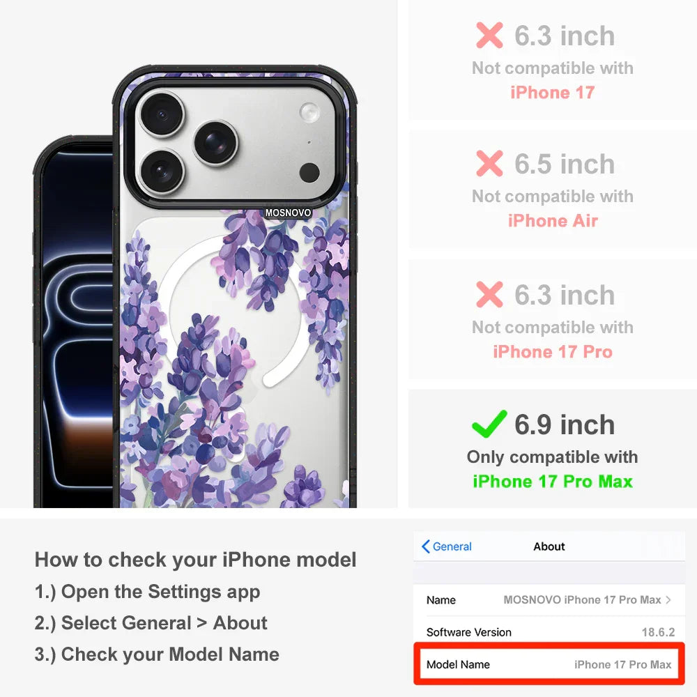 Lavender Phone Case - iPhone 17 Pro Max Case