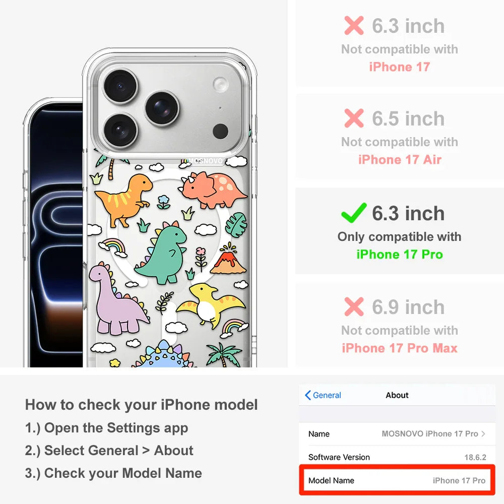 Dinosaur Land Phone Case - iPhone 17 Pro Case