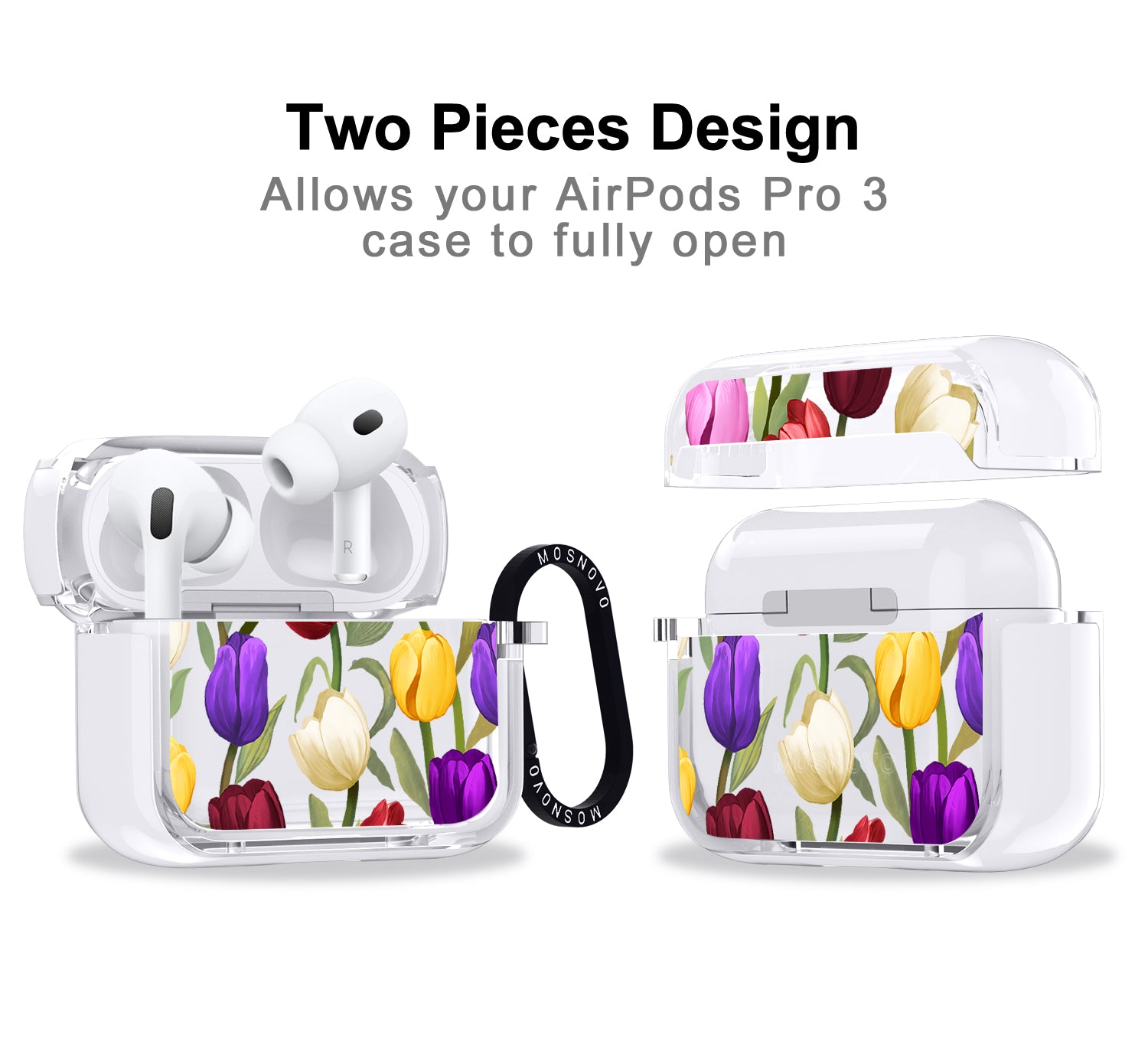 Colorful Tulips Airpods Pro 3 Case