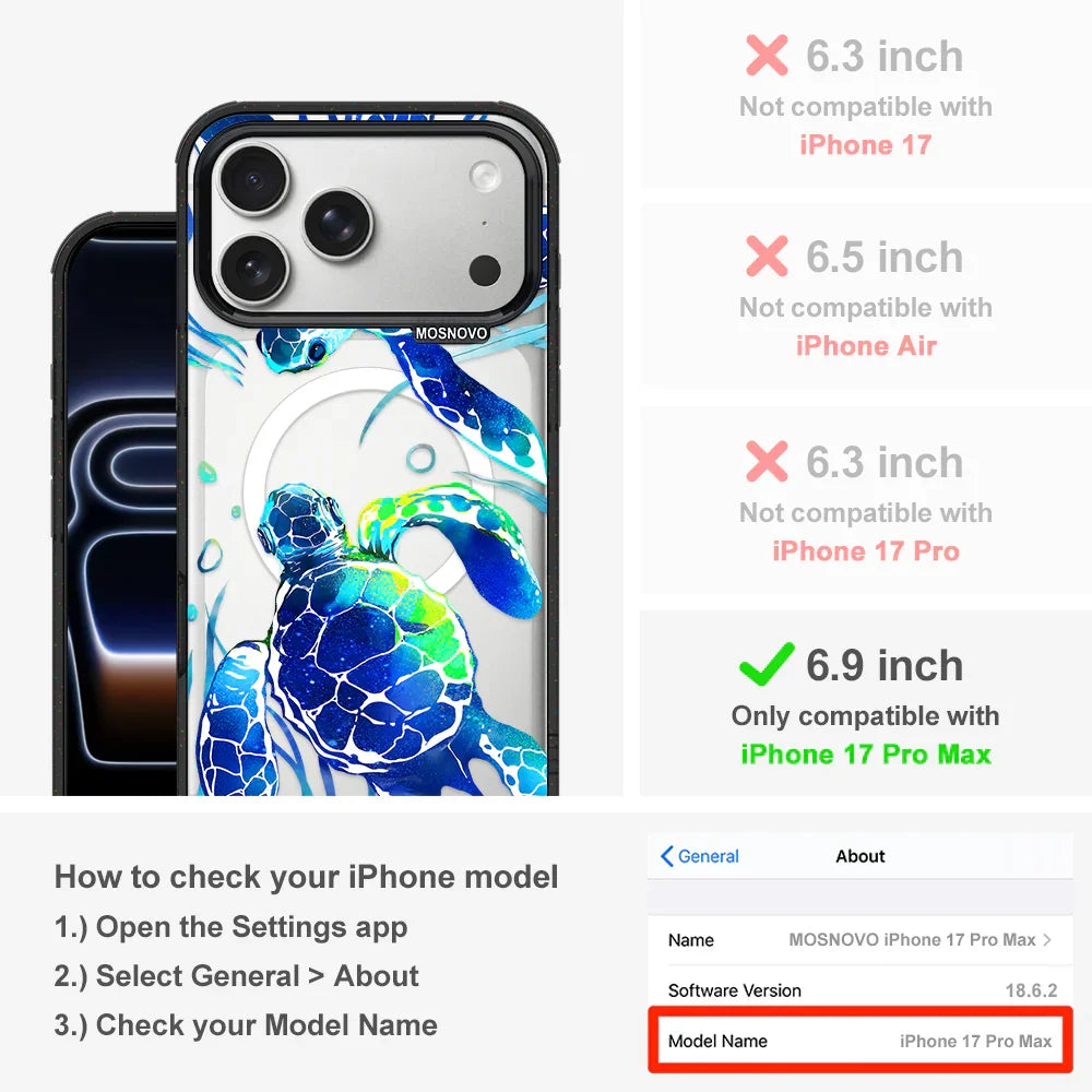 Sea Turtles Phone Case - iPhone 17 Pro Max Case