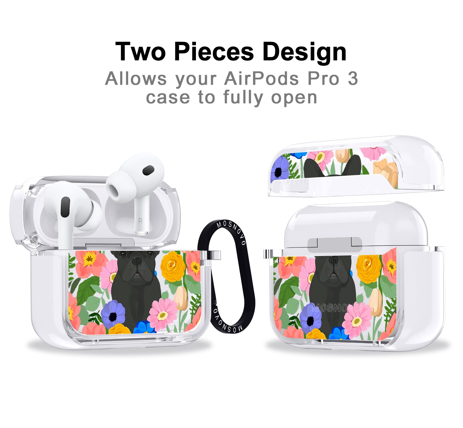 French Bulldog Garden Airpods Pro 3 Case