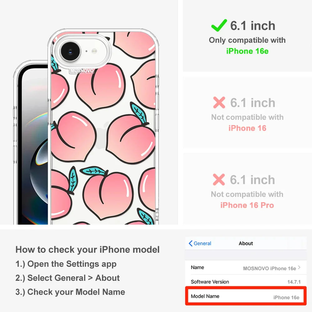 Cute Peach Phone Case
