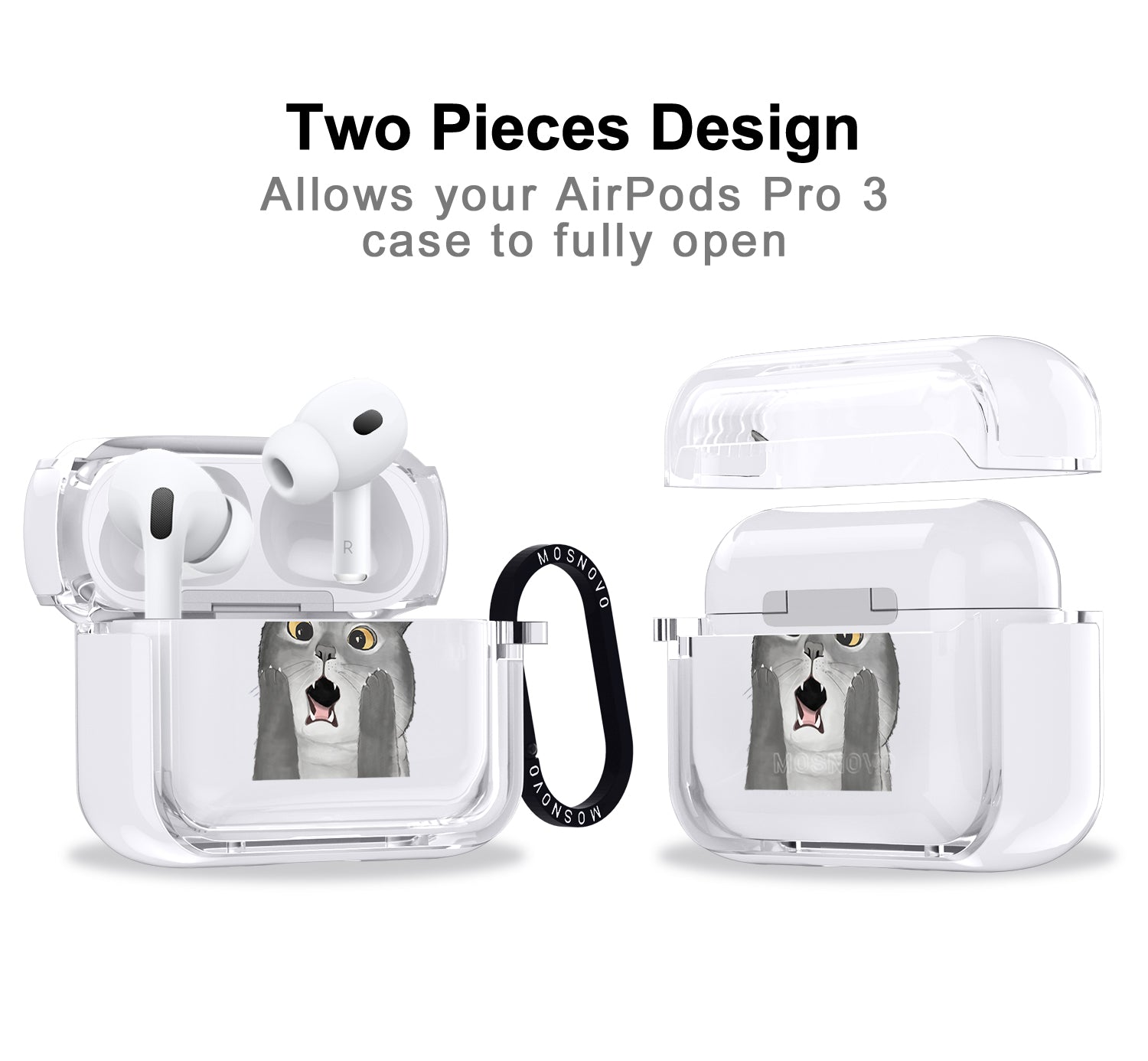 OMG Cat Airpods Pro 3 Case