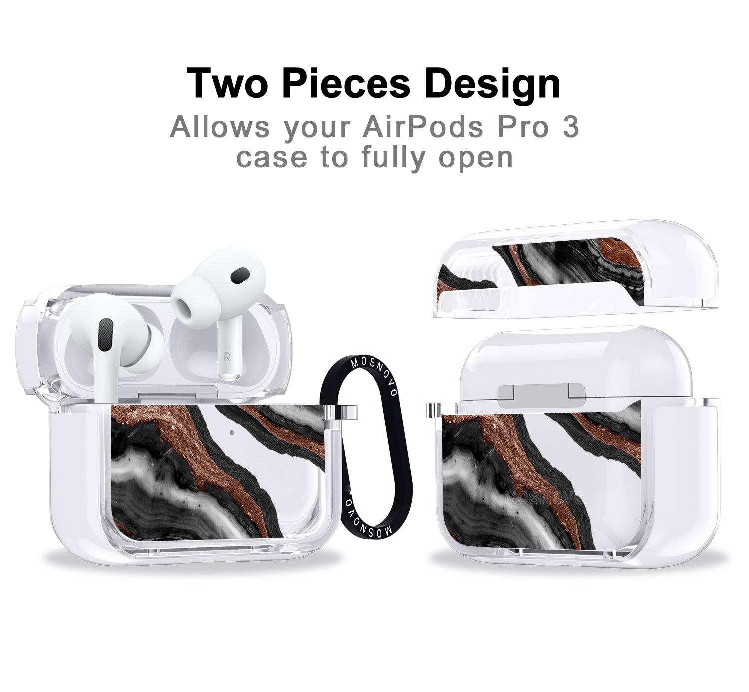 Black Agate Airpods Pro 3 Case