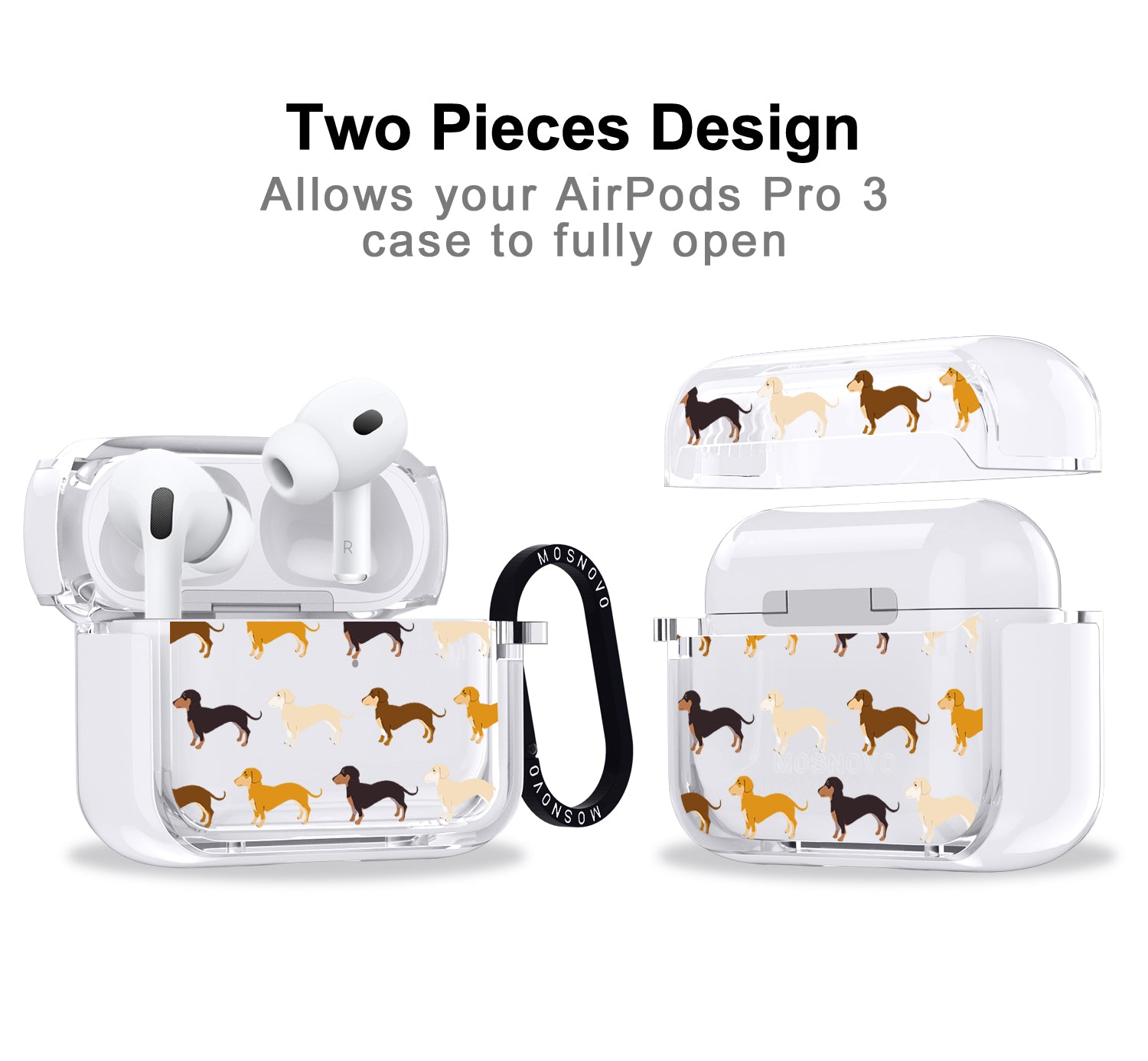 Cute Dachshund Airpods Pro 3 Case