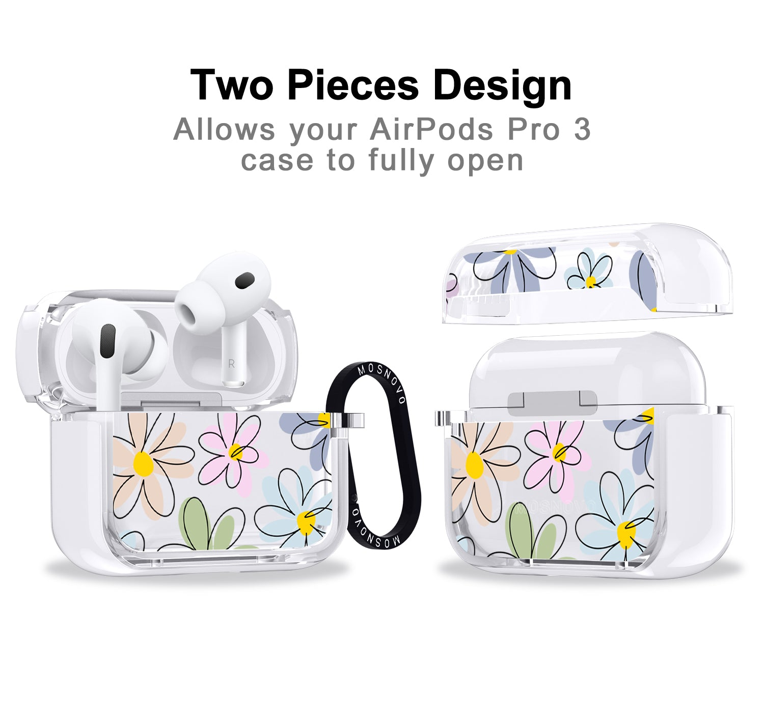 Linear Blooms Airpods Pro 3 Case