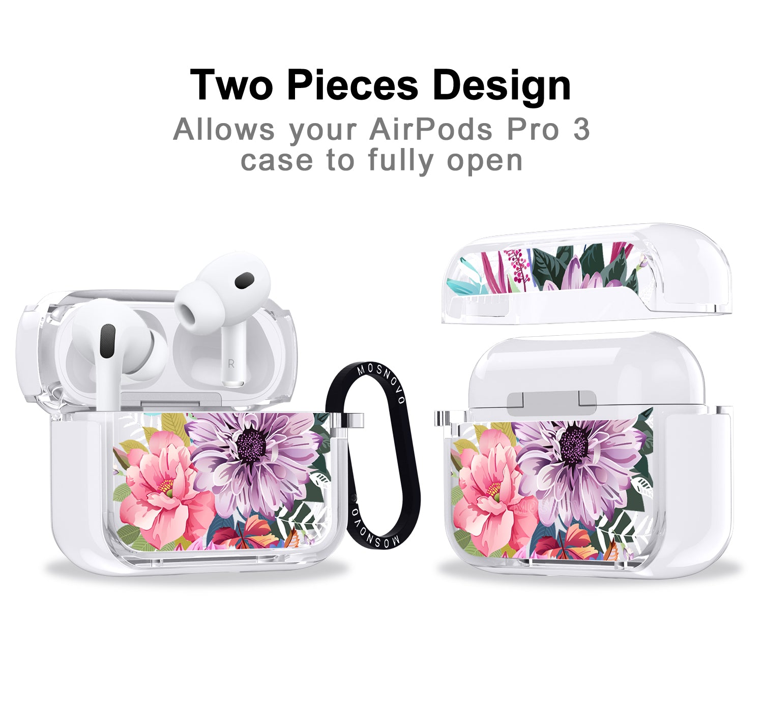 Dahlia Bloom Airpods Pro 3 Case