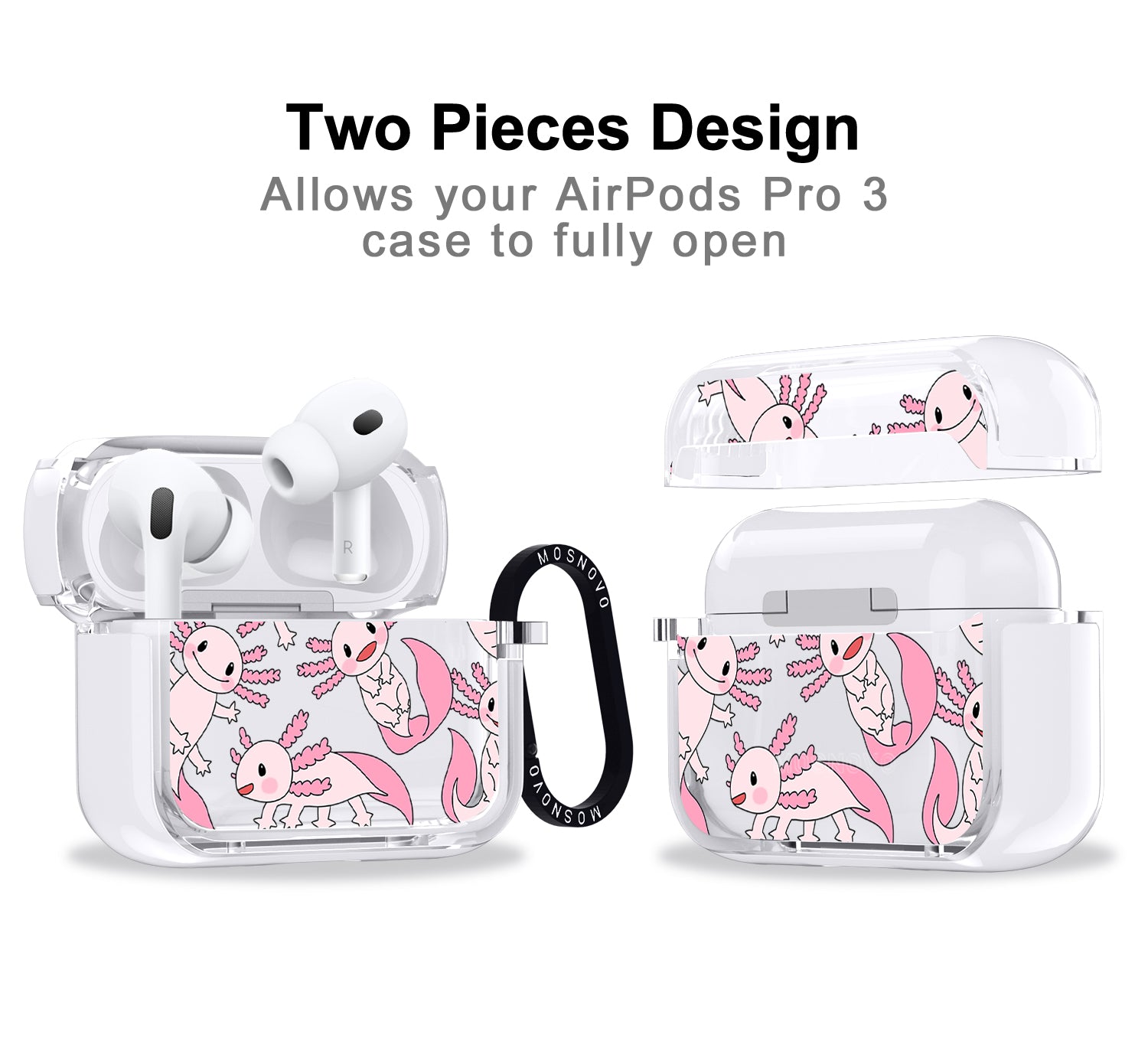 Pink Axolotl Airpods Pro 3 Case