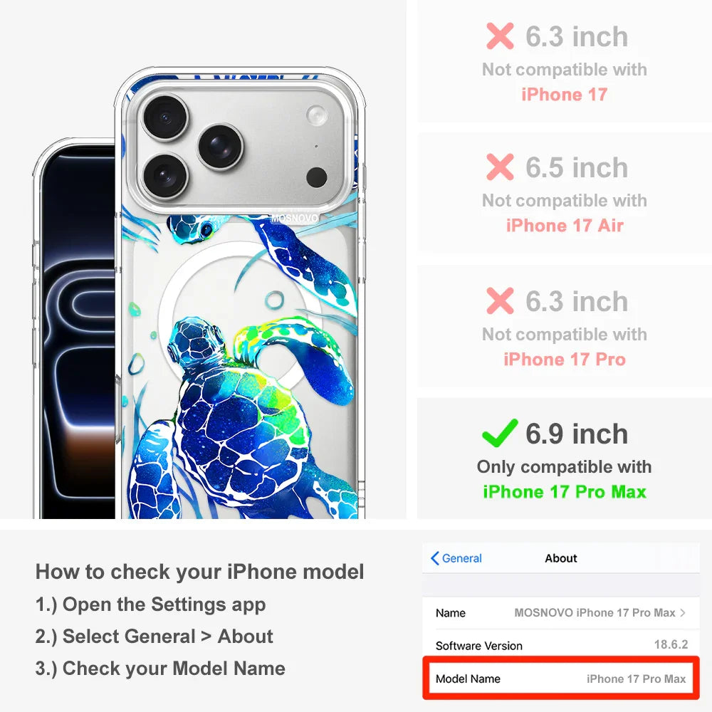 Sea Turtles Phone Case - iPhone 17 Pro Max Case