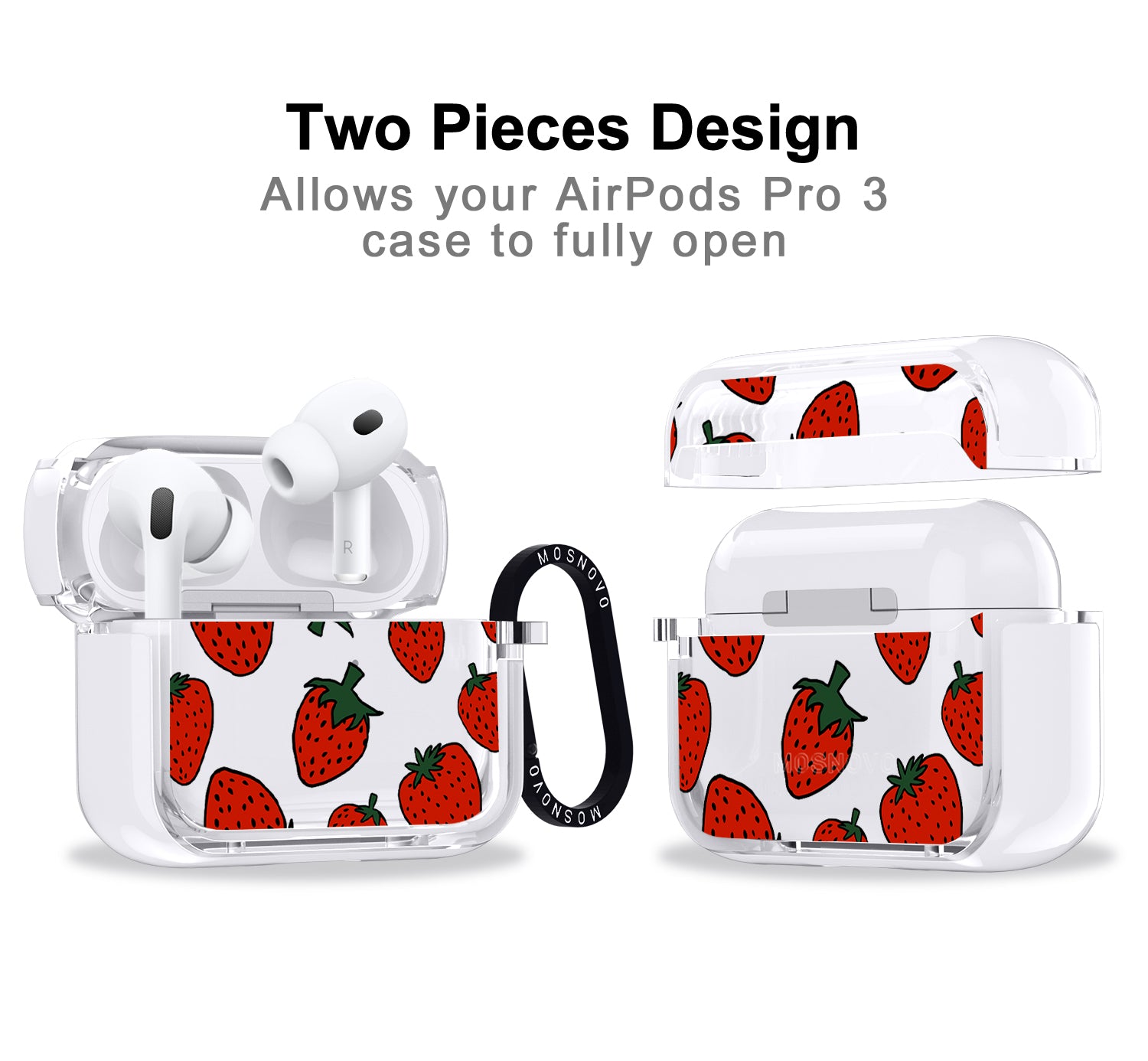 Red Strawberry Airpods Pro 3 Case