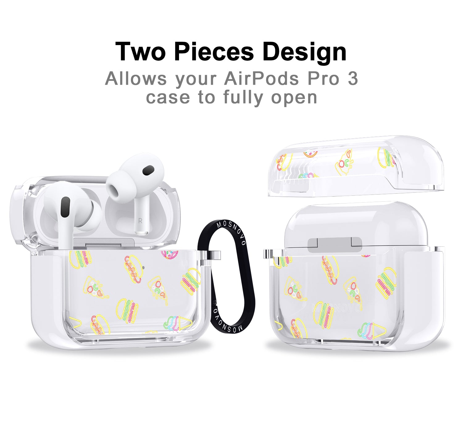Neon Junk Food Airpods Pro 3 Case