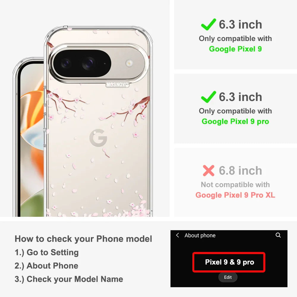 Sakura Phone Case - Google Pixel 9 Pro Case – MOSNOVO
