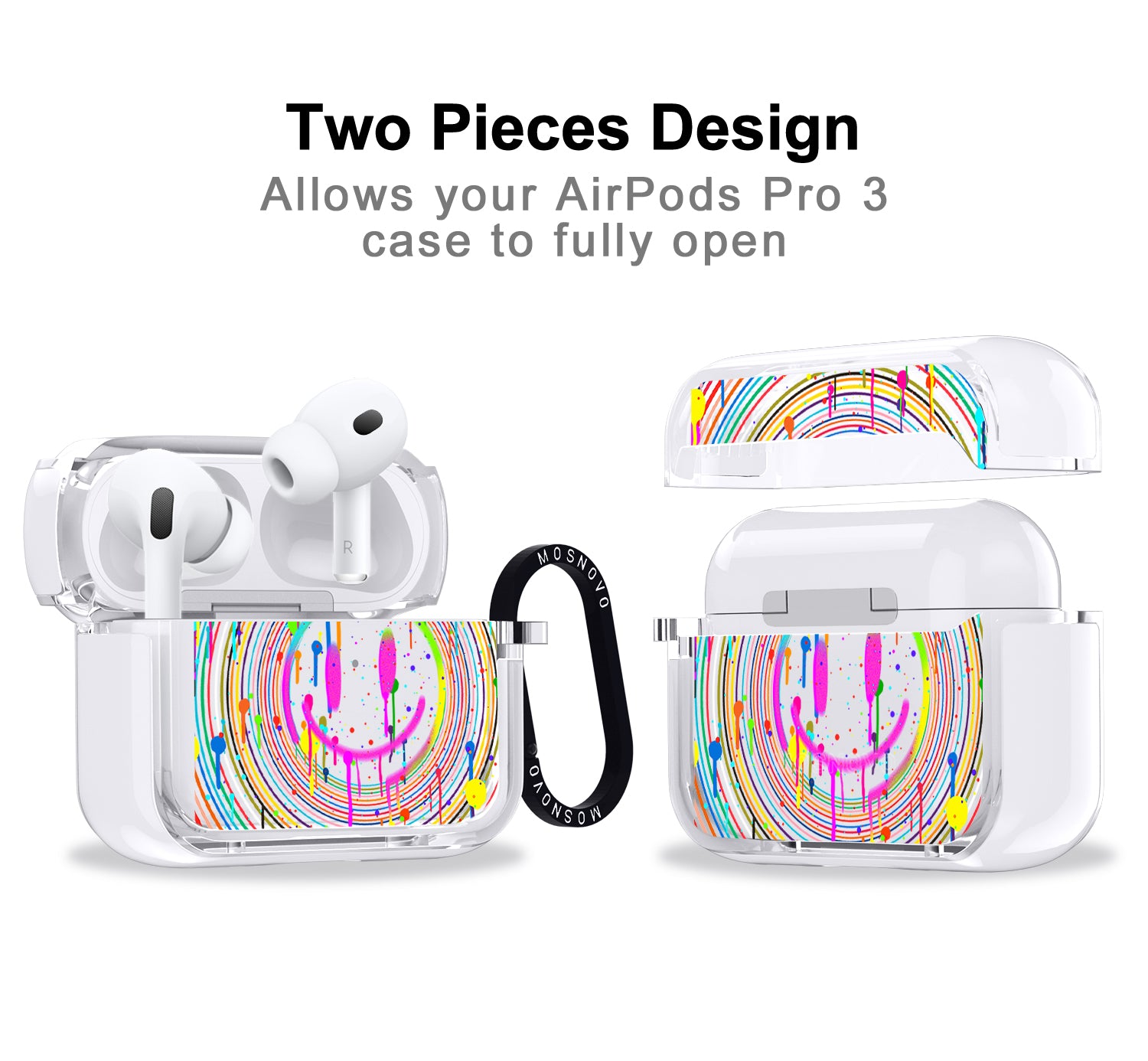 Dripping Smile Art Airpods Pro 3 Case