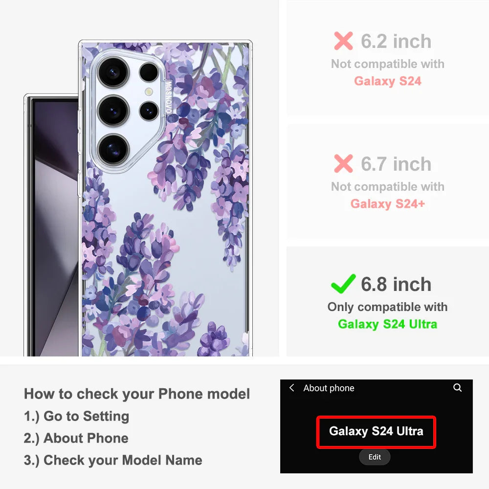 Lavender Phone Case - Samsung Galaxy S24 Ultra Case