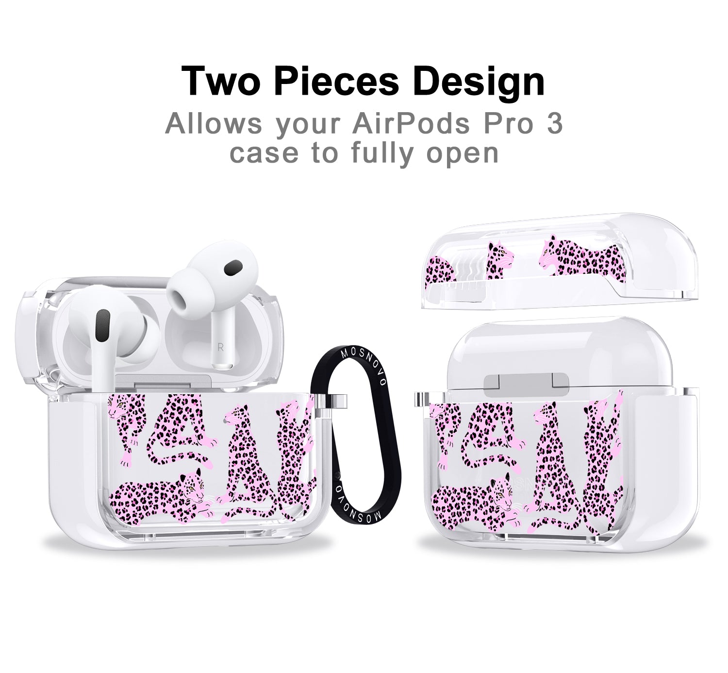 Pink Leopard Airpods Pro 3 Case