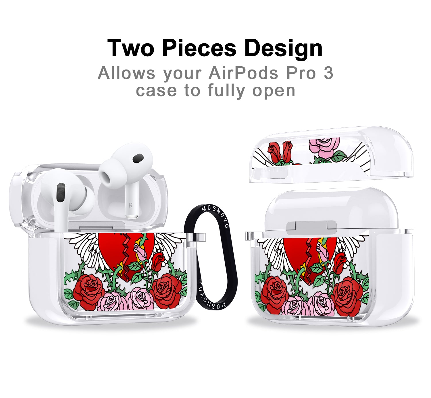 Wing Heart Airpods Pro 3 Case