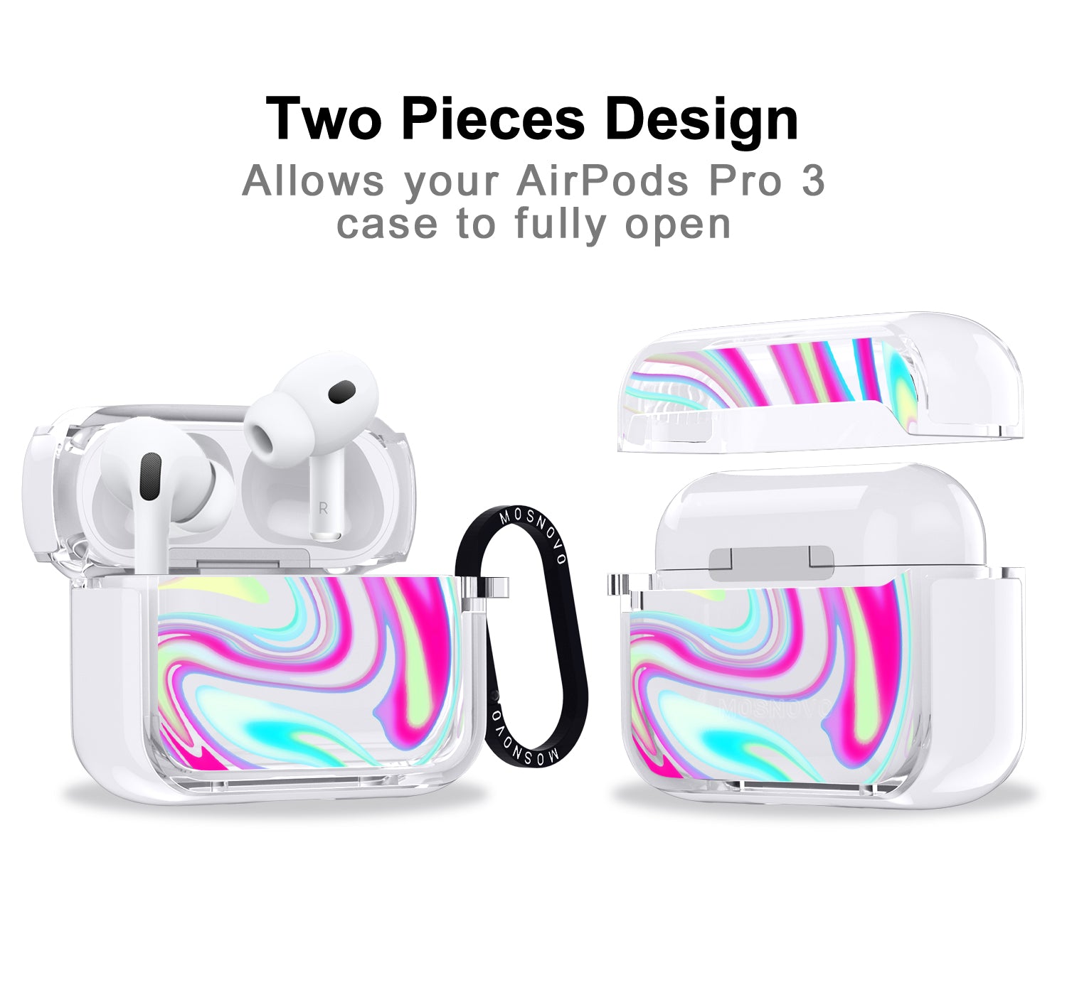 Psychedelic Swirls Airpods Pro 3 Case