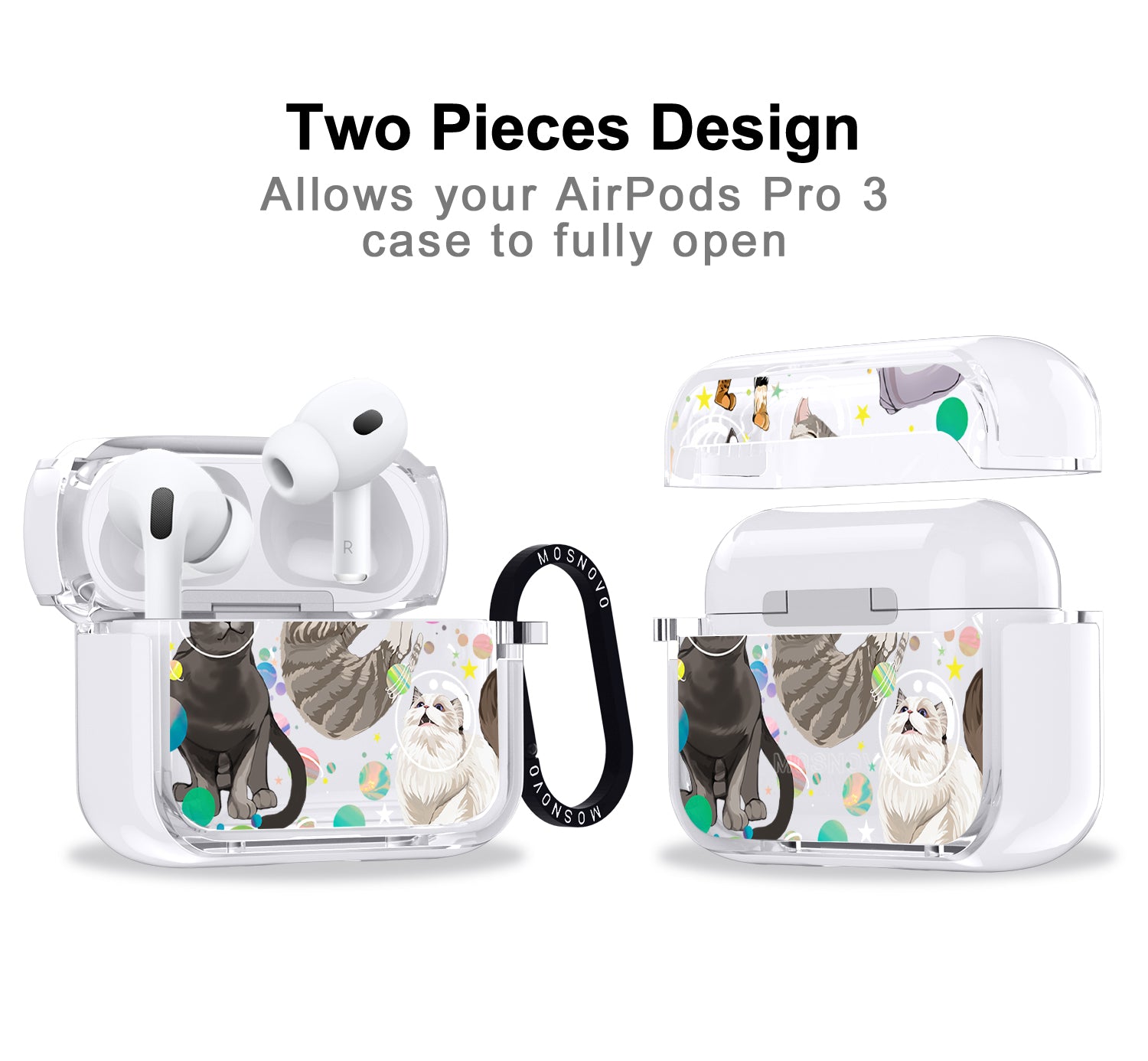 Space Cat Airpods Pro 3 Case