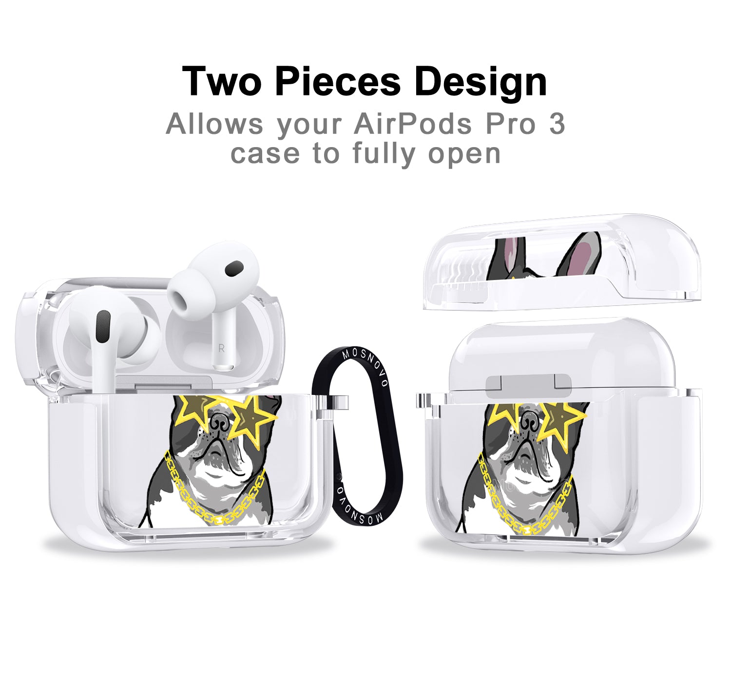 Cool French Bulldog Airpods Pro 3 Case