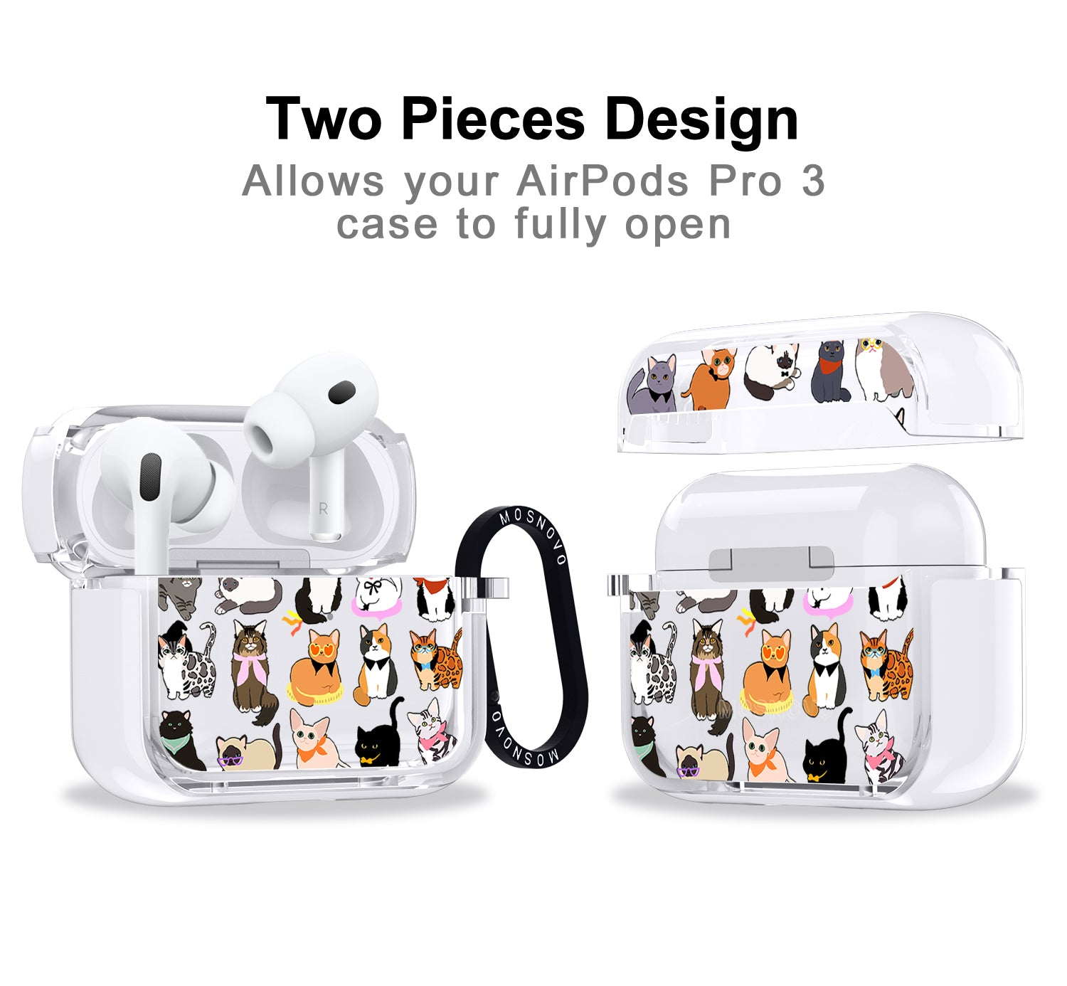 Cute Cat Airpods Pro 3 Case