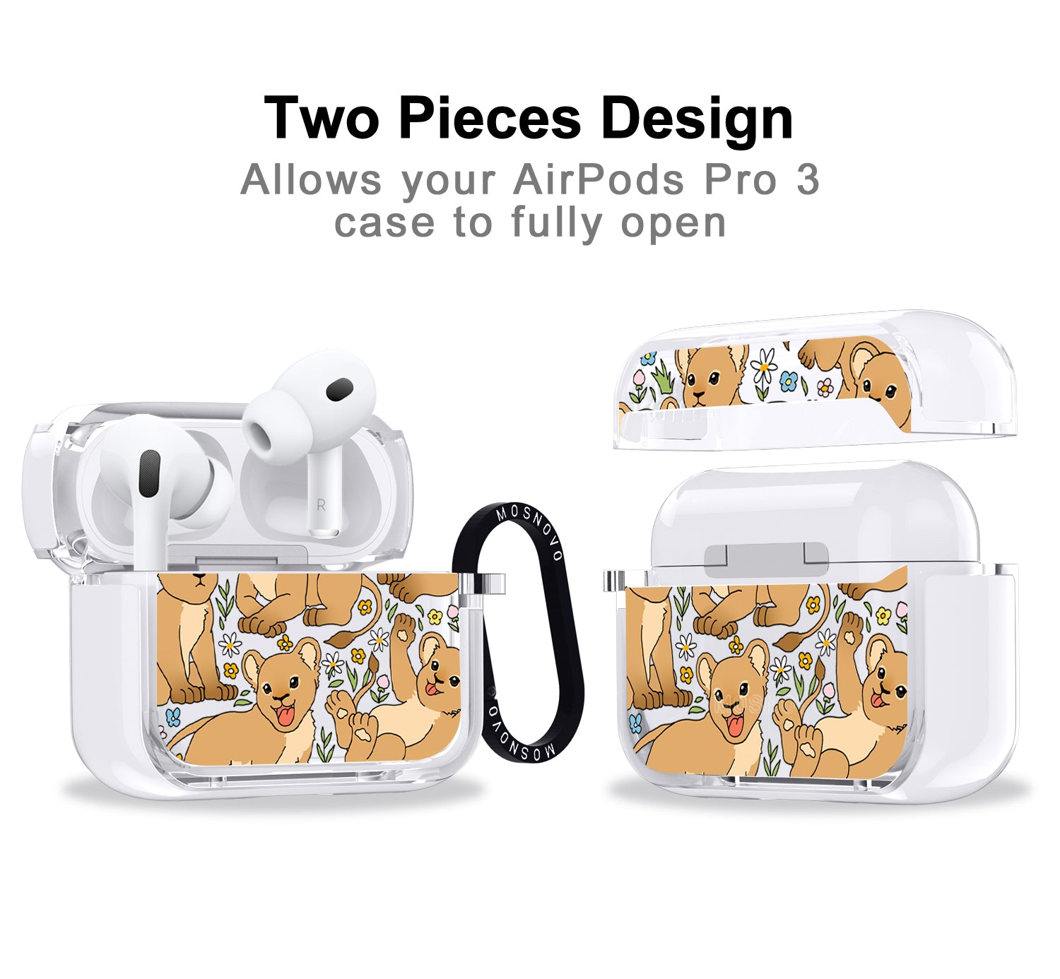 Cute Lion Airpods Pro 3 Case