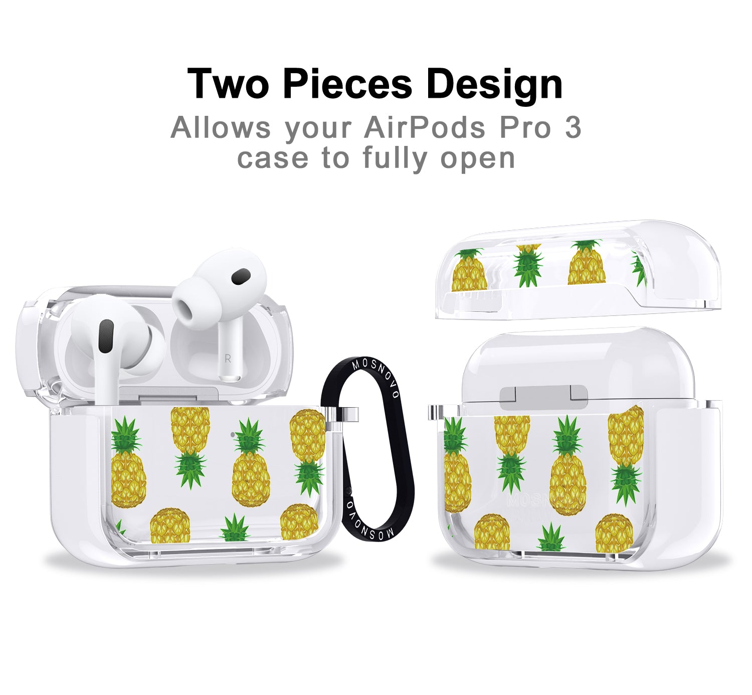 Cute Hawaiian Pineapple Airpods Pro 3 Case