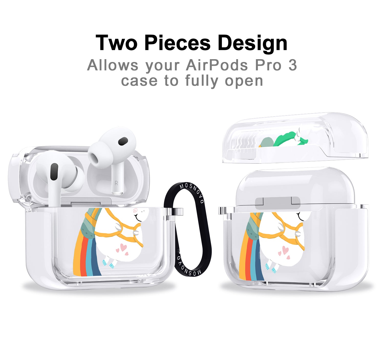 Rainbow Unicorn Airpods Pro 3 Case