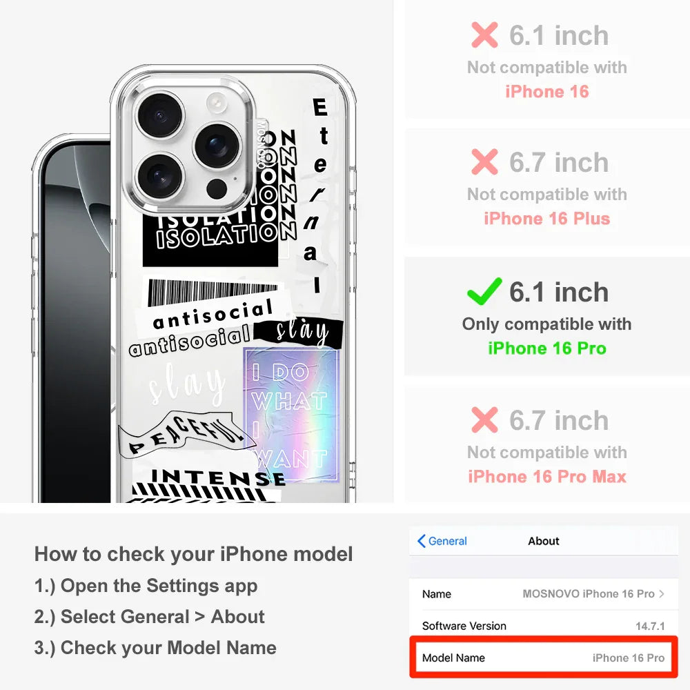 Slay Phone Case - iPhone 16 Pro Case Clear