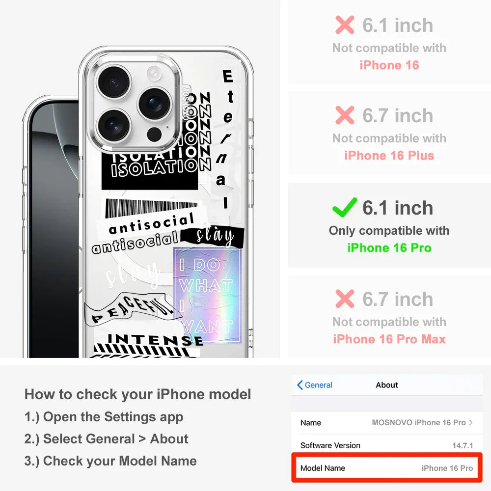 Slay Phone Case - iPhone 16 Pro Case Clear With MagSafe