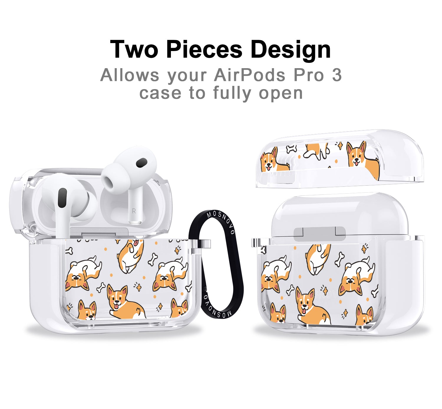 Cute Corgi Airpods Pro 3 Case