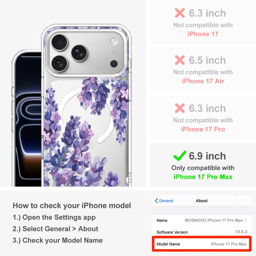 Lavender Phone Case - iPhone 17 Pro Max Case