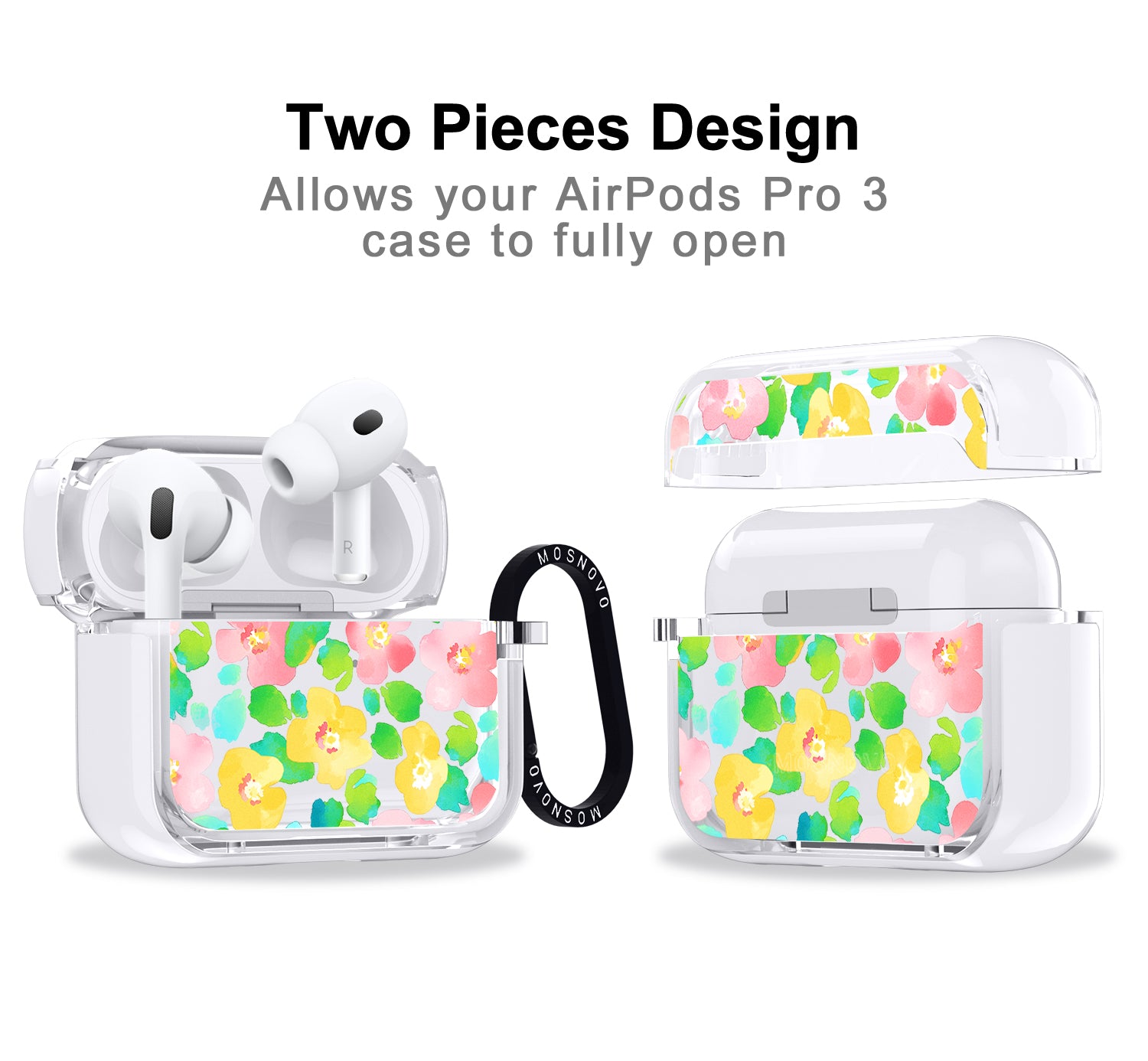 Floral Print Airpods Pro 3 Case