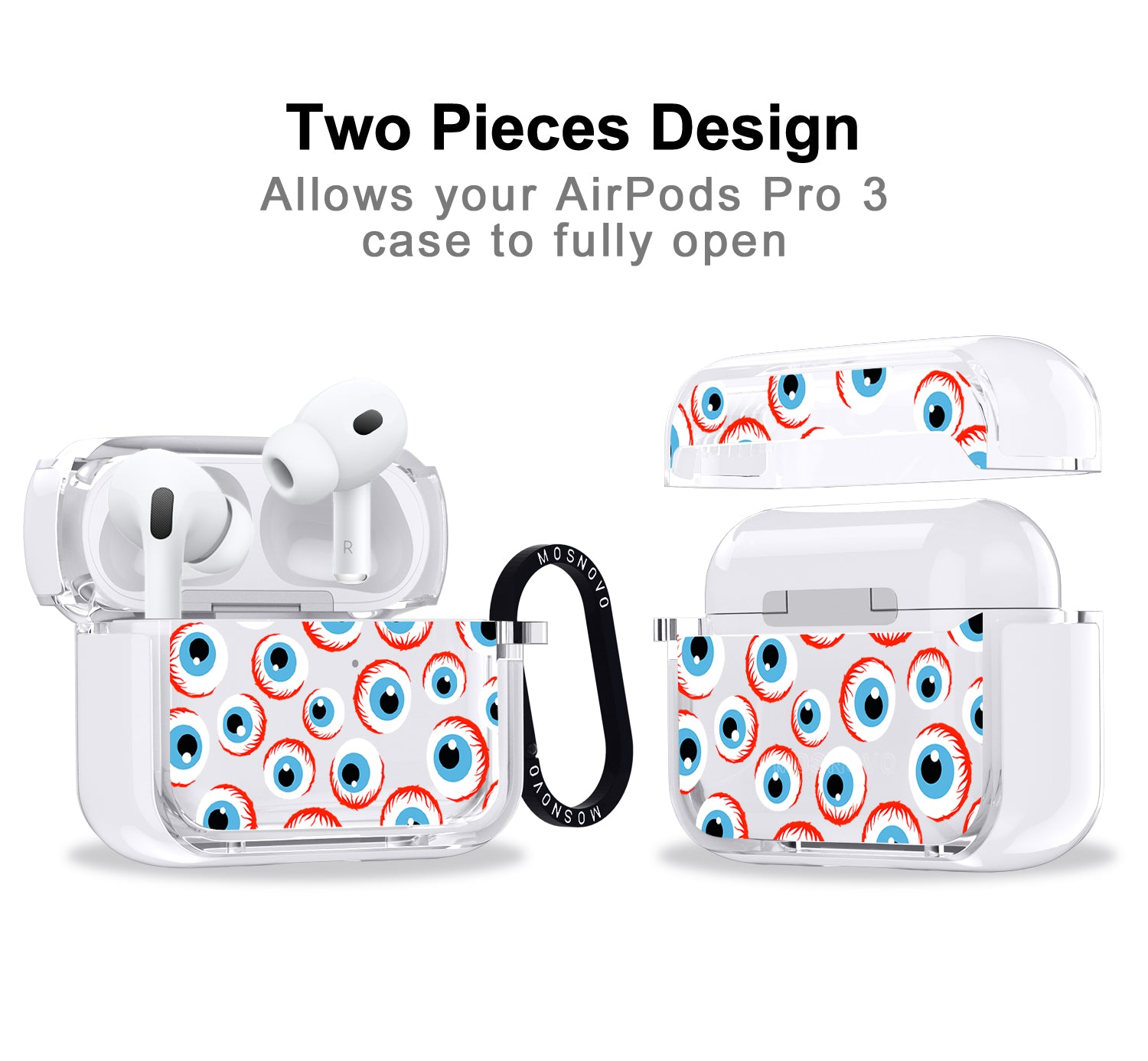 Scary Eyeball Airpods Pro 3 Case