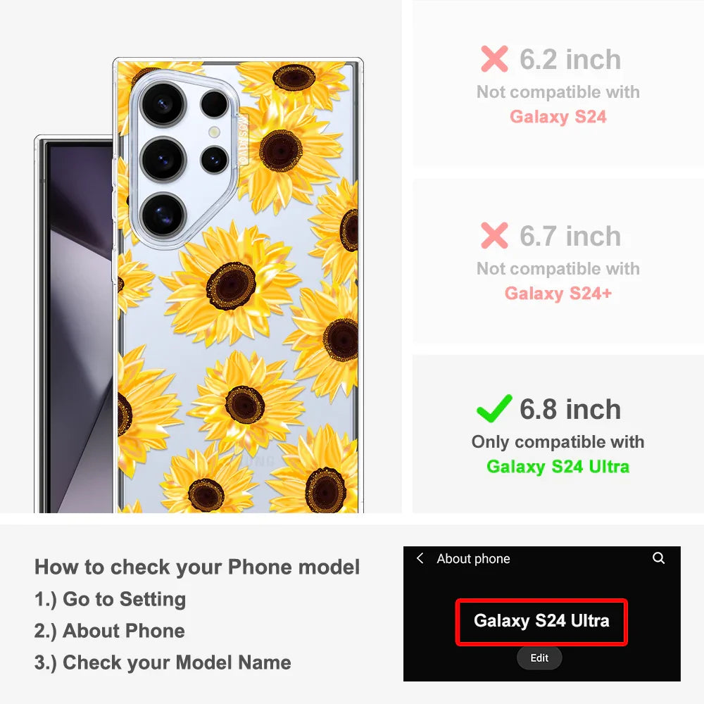 Sunflowers Phone Case - Samsung Galaxy S24 Ultra Case