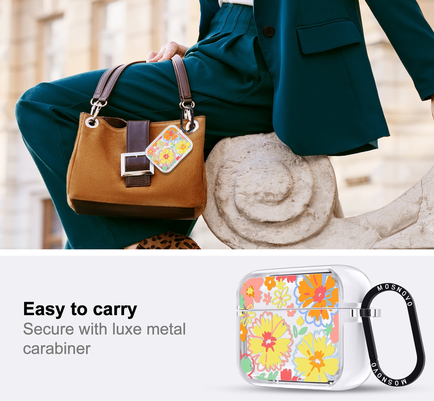 Retro Boho Hippie Flowers Airpods Pro 3 Case