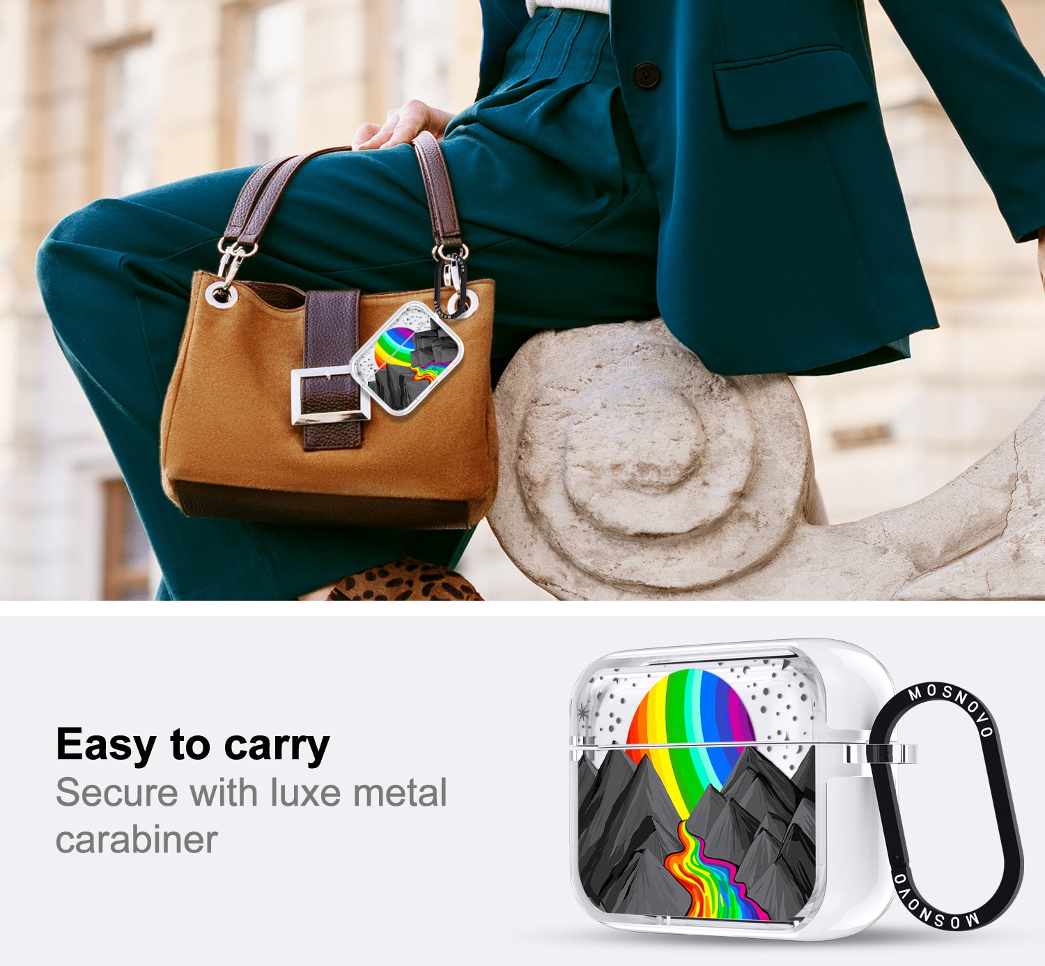 Rainbow Volcano Airpods Pro 3 Case