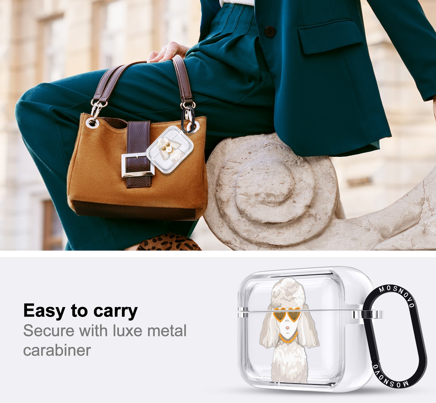 Elegant Poodle Airpods Pro 3 Case