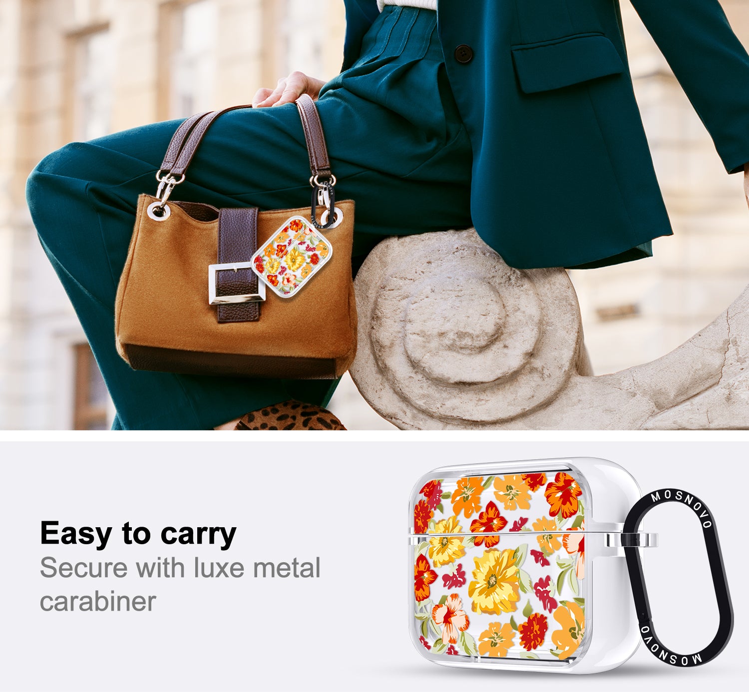 70s Boho Yellow Flower Airpods Pro 3 Case