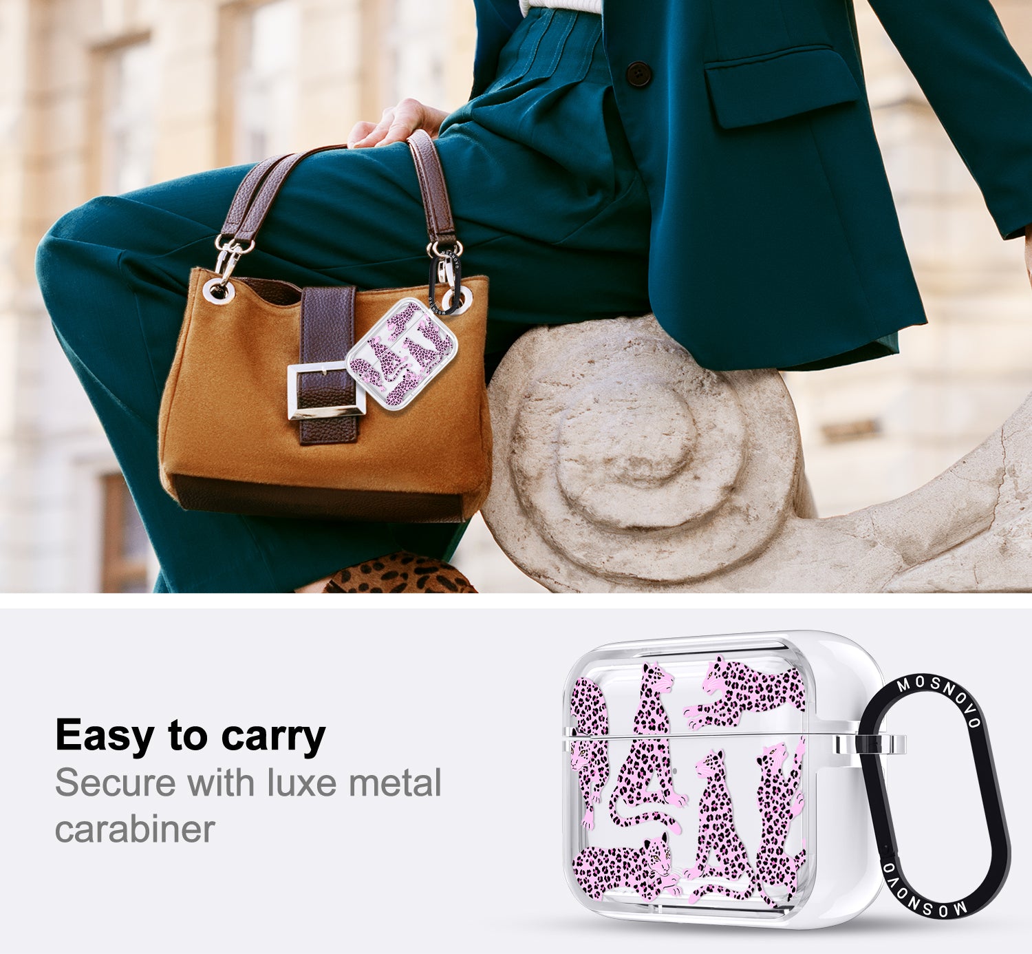 Pink Leopard Airpods Pro 3 Case