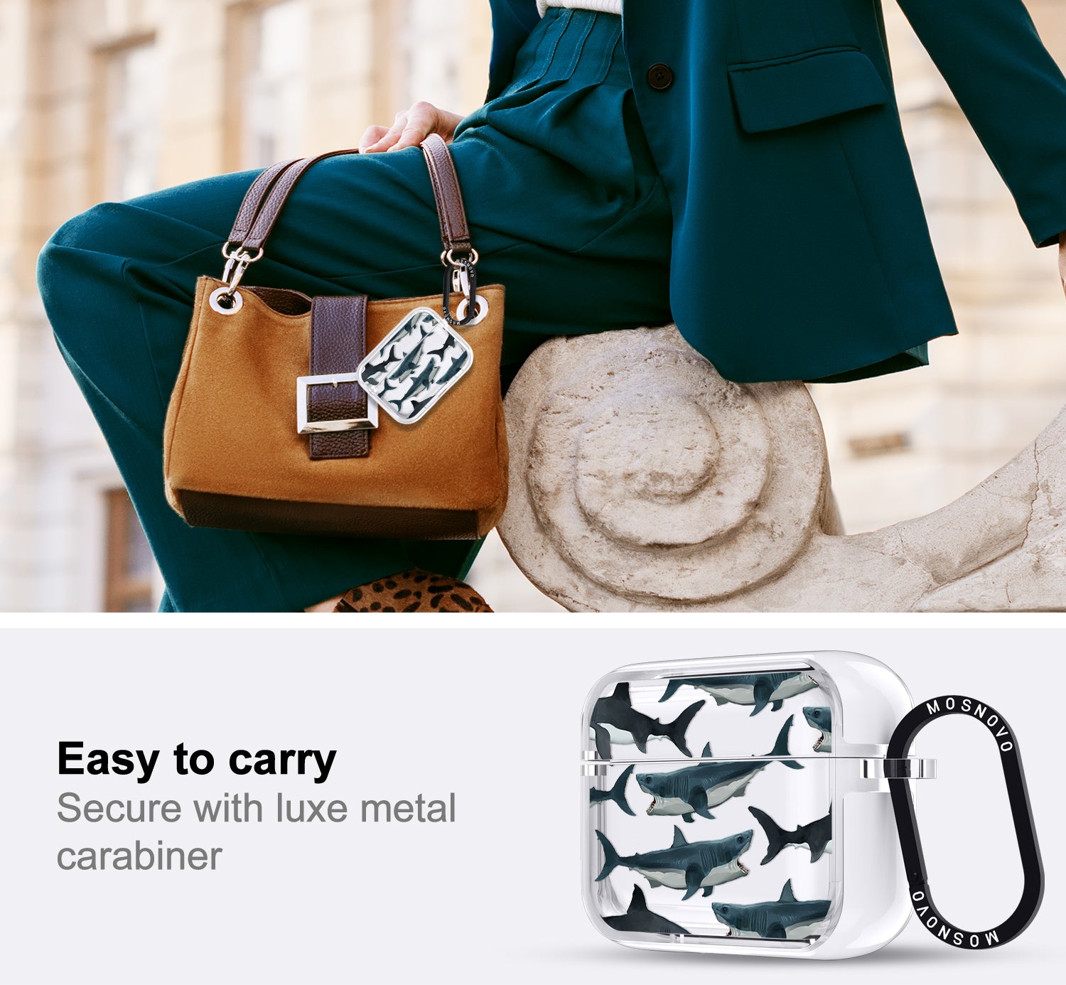 Great White Shark Airpods Pro 3 Case