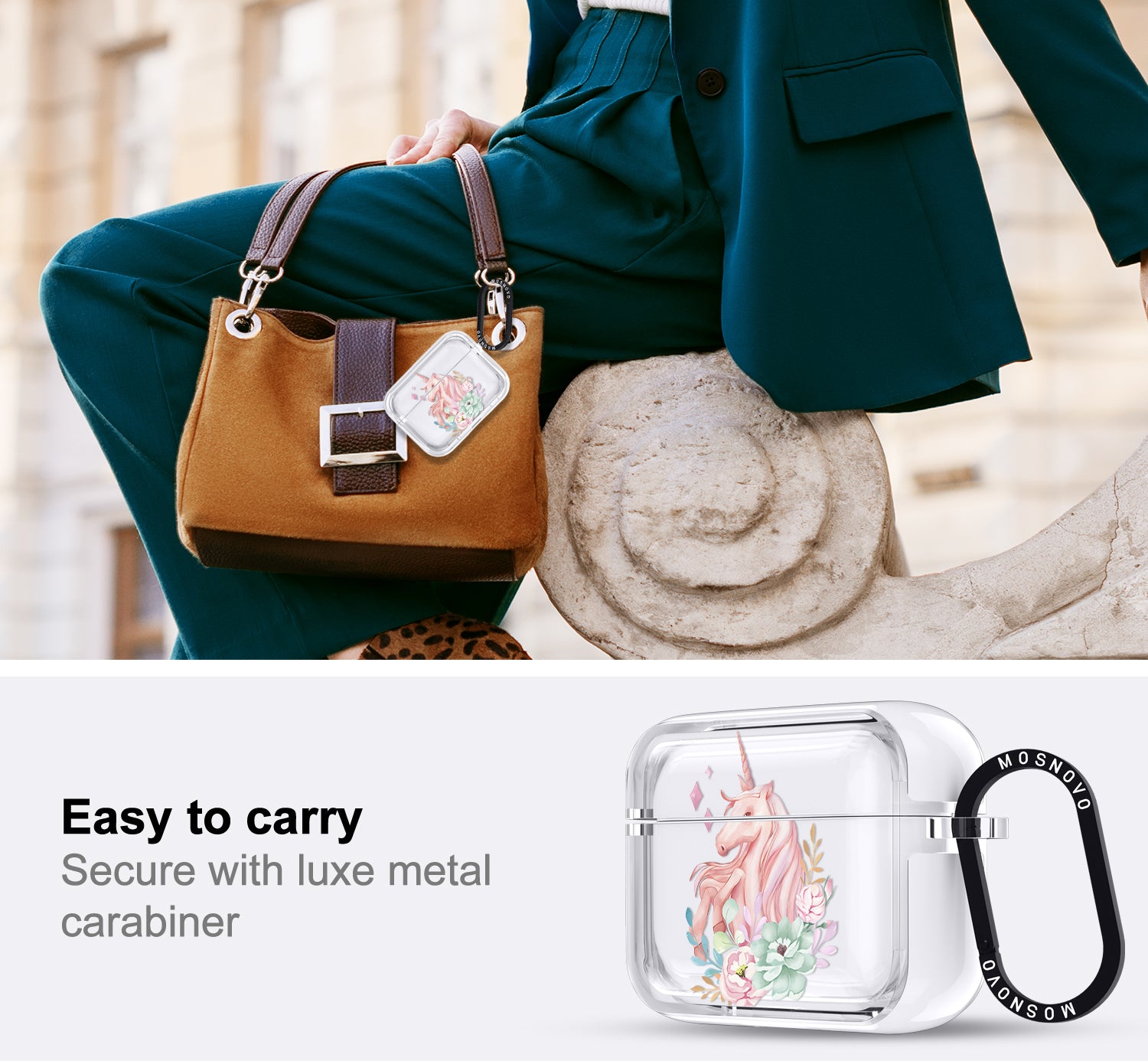 Pastel Flower Unicorn Airpods Pro 3 Case