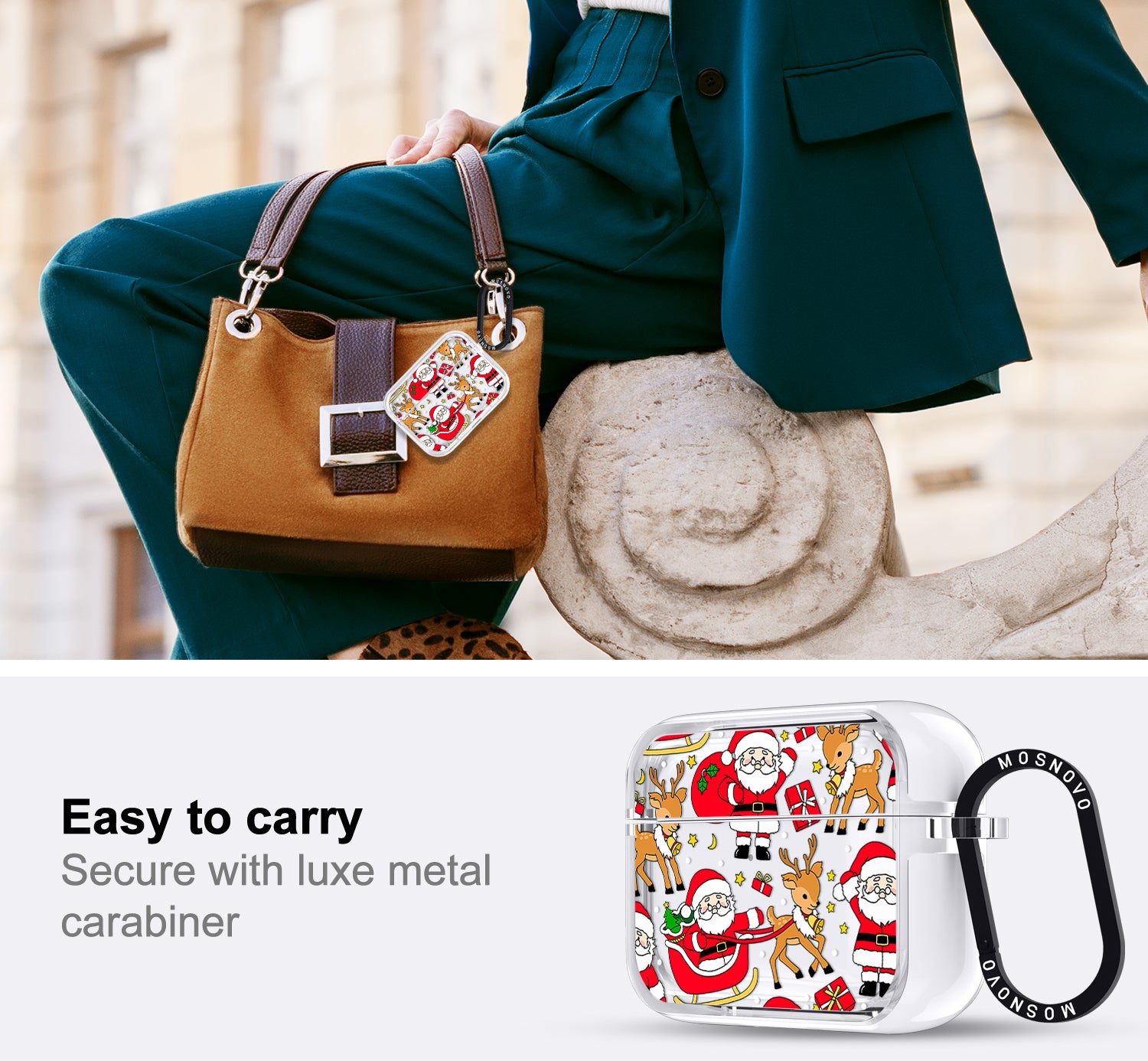 Cute Santa Claus Deer Airpods Pro 3 Case