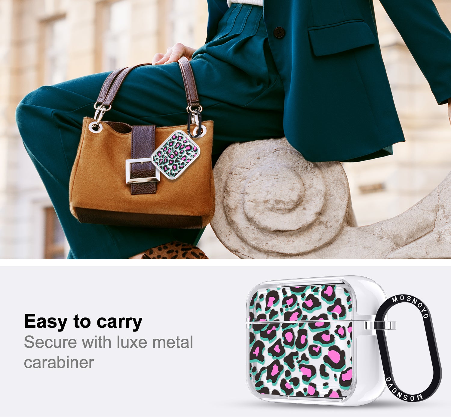 Hot Pink Leopard Print Airpods Pro 3 Case