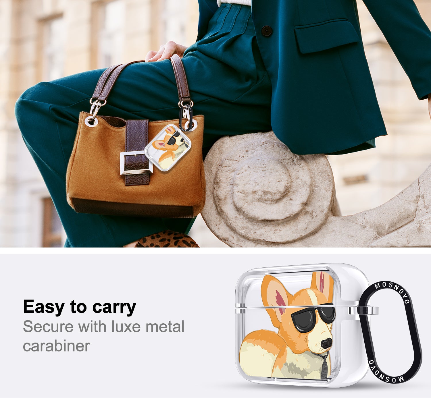 Fluffy Corgi Airpods Pro 3 Case