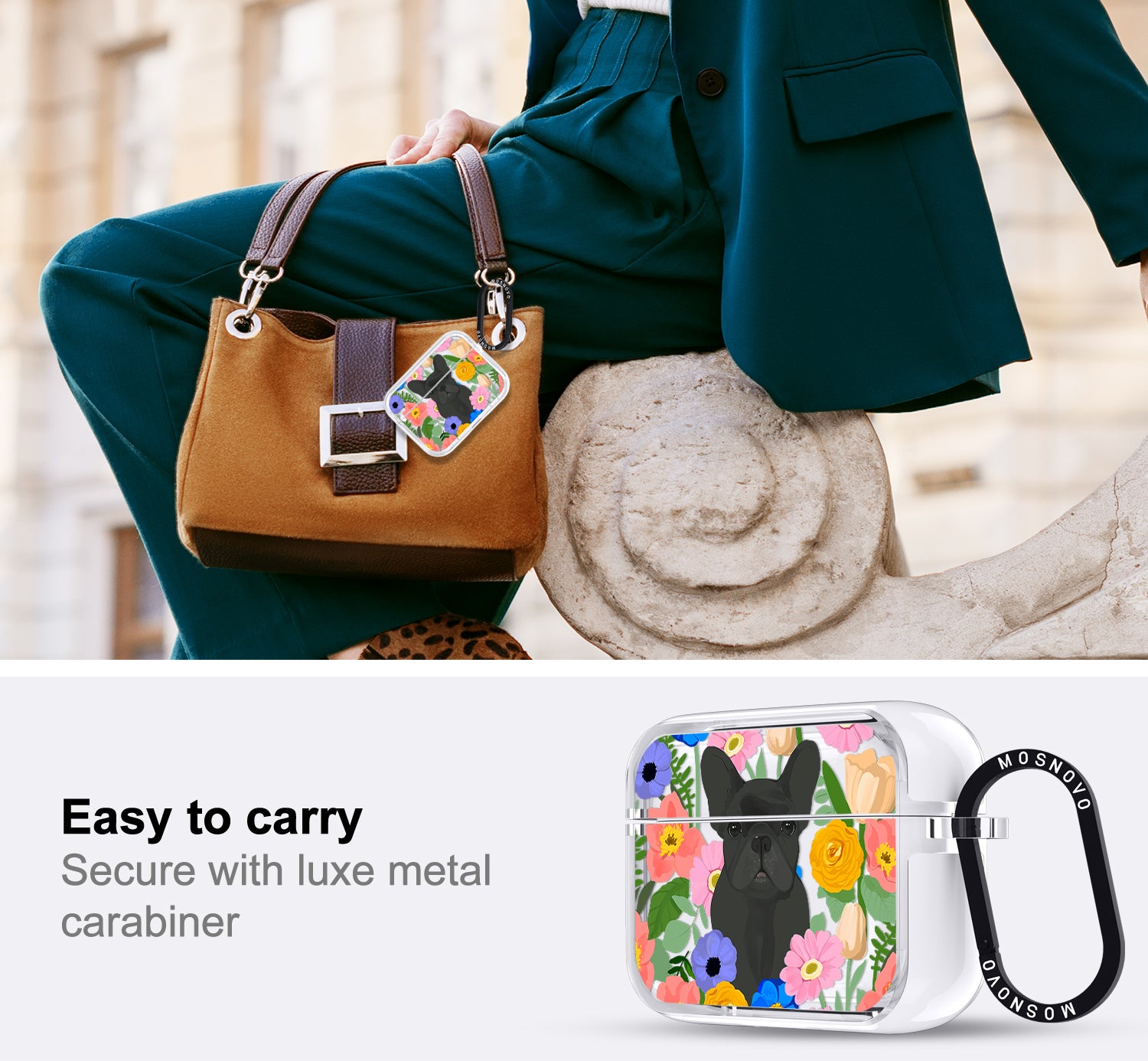 French Bulldog Garden Airpods Pro 3 Case