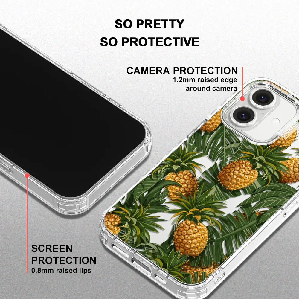 Pineapples Phone Case - iPhone 16 Case Clear