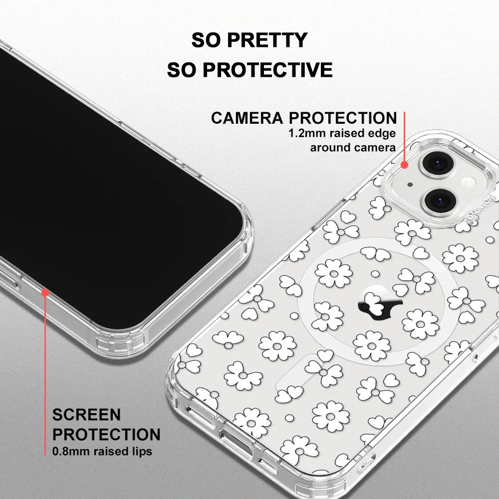 Floret Phone Case - iPhone 13 Case Clear With MagSafe